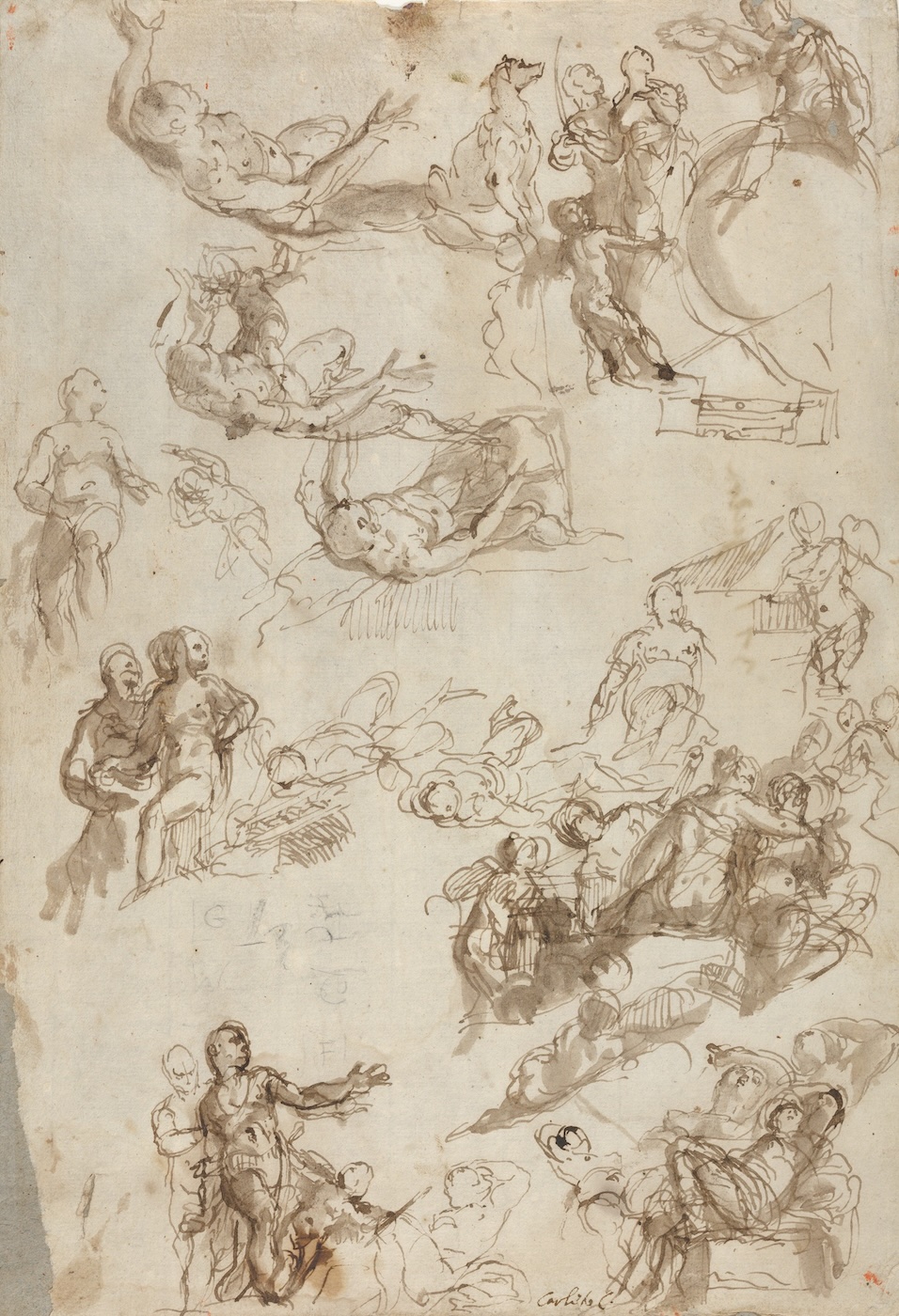 Studies for The Allegories of Love
